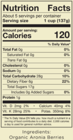 Fresh Frozen Organic Aronia Berries - Image 6