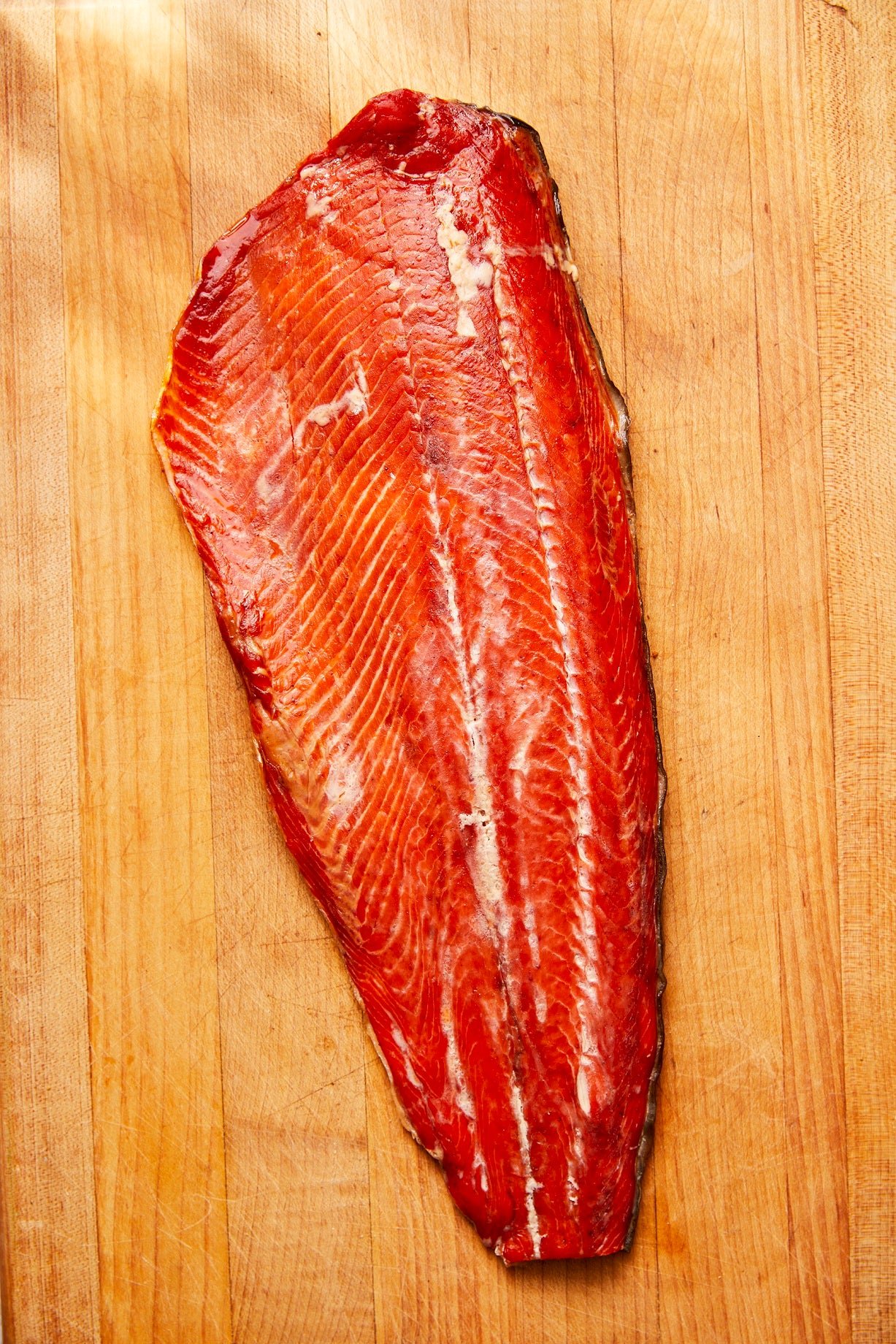 Copperriversmokedfilletsmall Wild Smoked Copper River Sockeye Salmon Fillet - Image 1