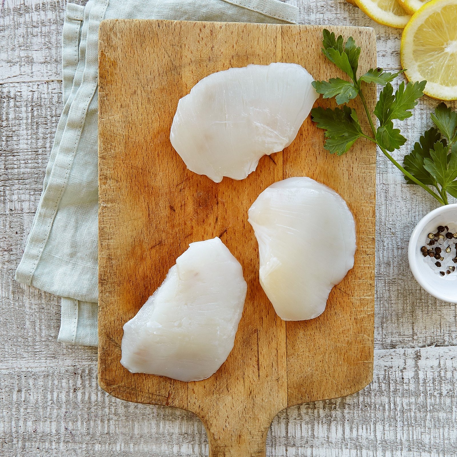 Halibut_Cheeks_CROPPED Wild Alaskan Halibut Cheeks - Image 1