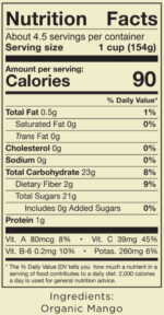 Fresh Frozen Organic Mango Chunks - Image 5