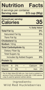 Fresh Frozen Wild Red Huckleberries - Image 5