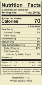 Fresh Frozen Wild Bilberries - Image 3